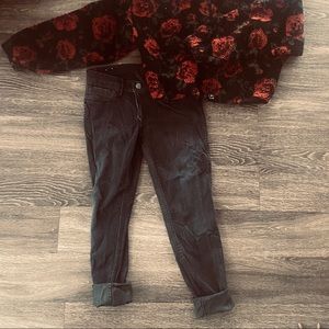 BCBG-eneration faded black straight leg jeans 27